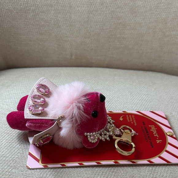 Piper Pink Royal Bear Keychain - Picture 9 of 10